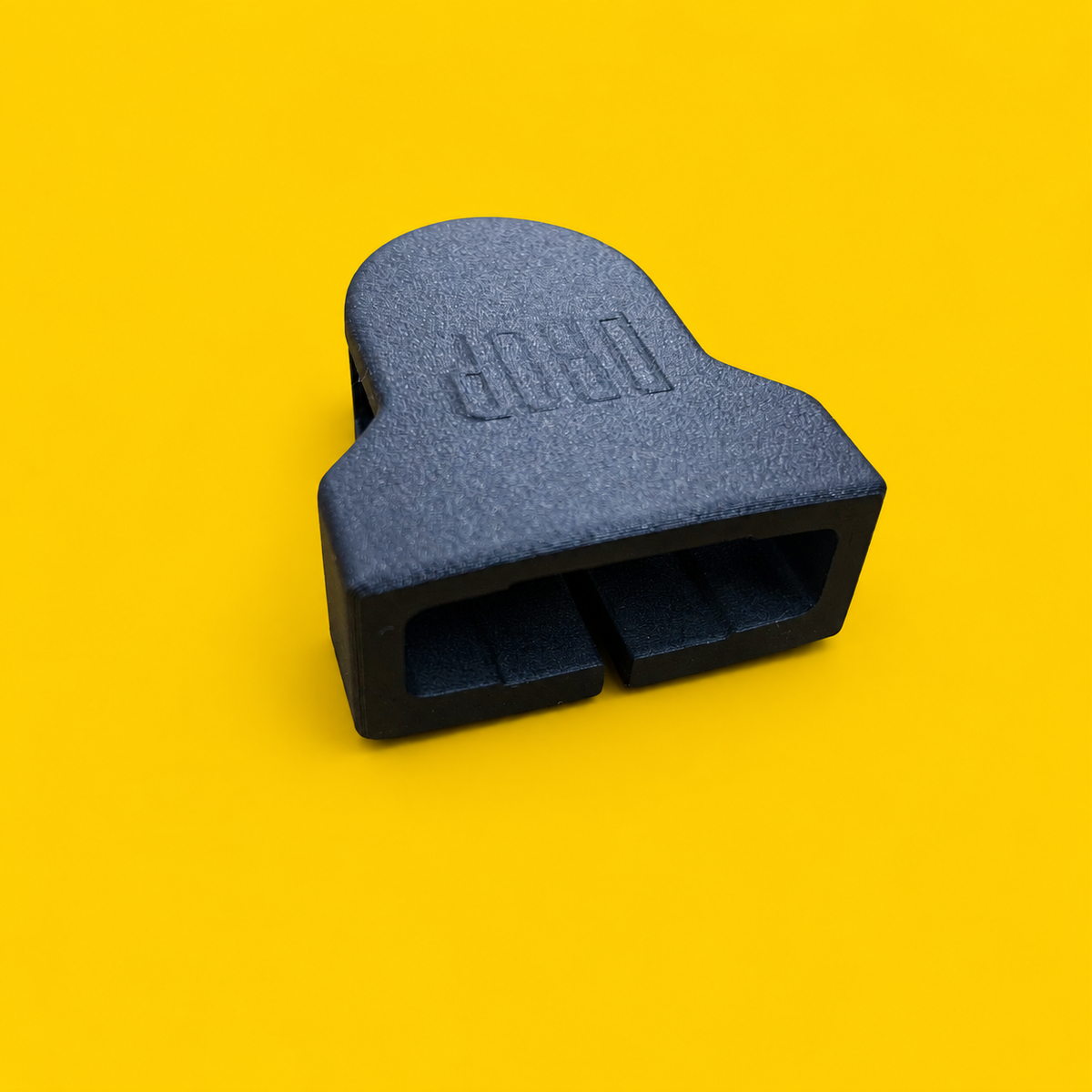 DROP clip back on a yellow background