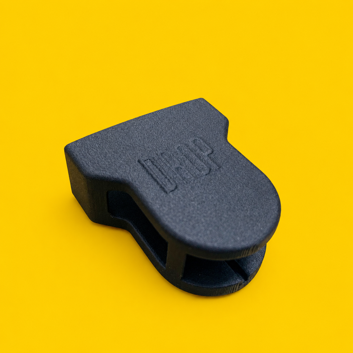 DROP clip detail on a yellow background