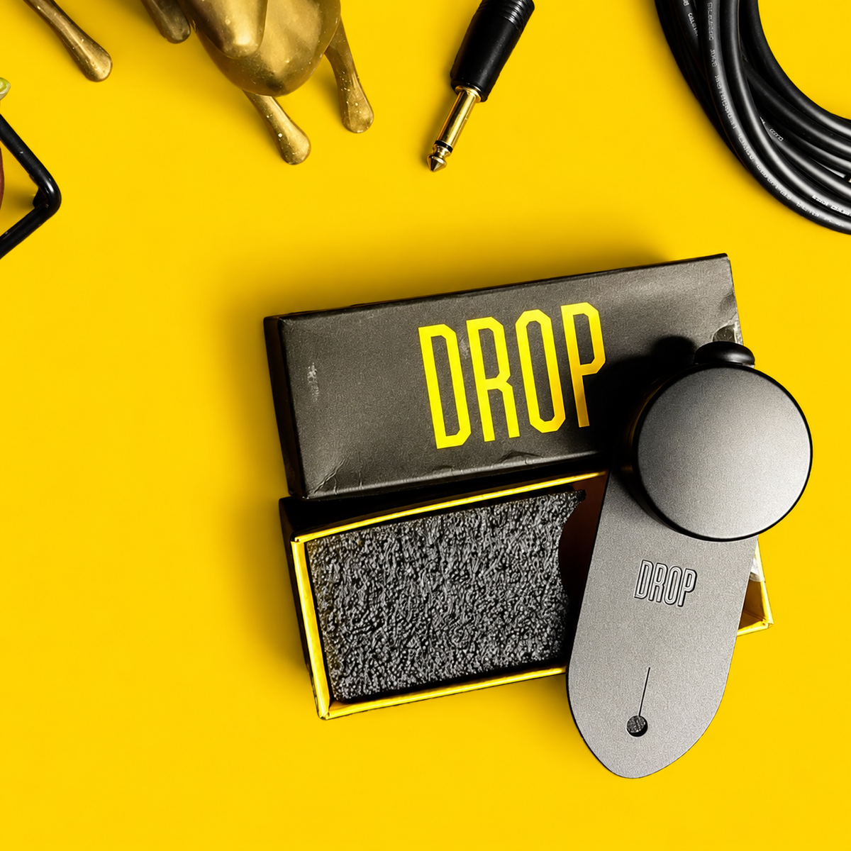 DROP custom player on a yellow background